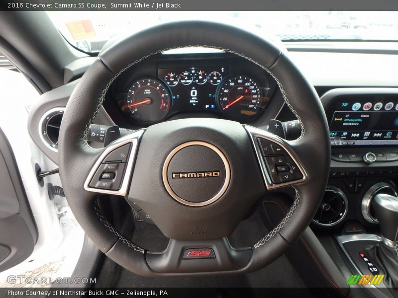 Summit White / Jet Black 2016 Chevrolet Camaro SS Coupe
