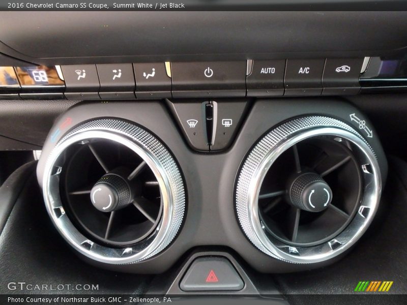 Summit White / Jet Black 2016 Chevrolet Camaro SS Coupe