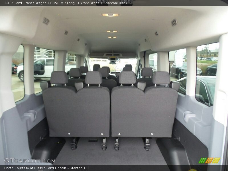 Oxford White / Charcoal Black 2017 Ford Transit Wagon XL 350 MR Long