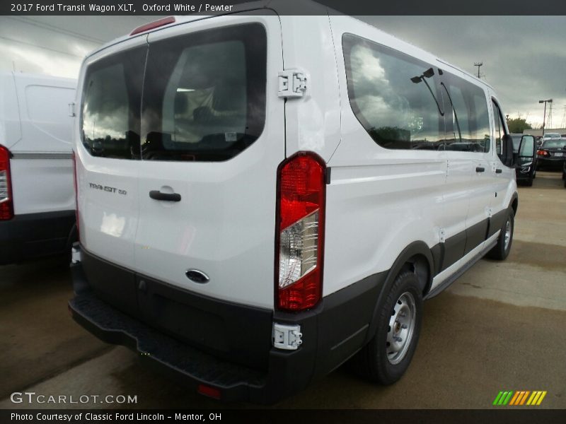 Oxford White / Pewter 2017 Ford Transit Wagon XLT