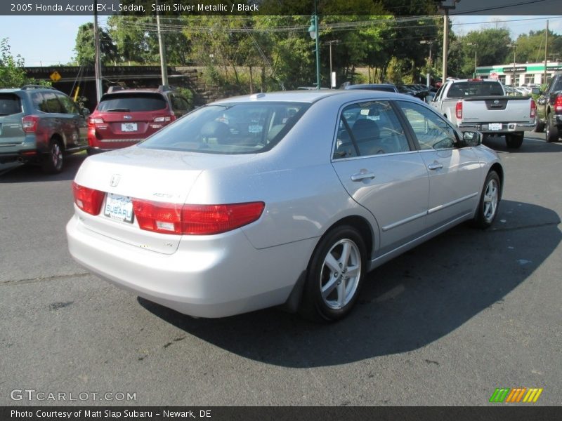 Satin Silver Metallic / Black 2005 Honda Accord EX-L Sedan