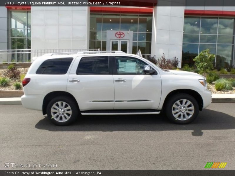  2018 Sequoia Platinum 4x4 Blizzard White Pearl