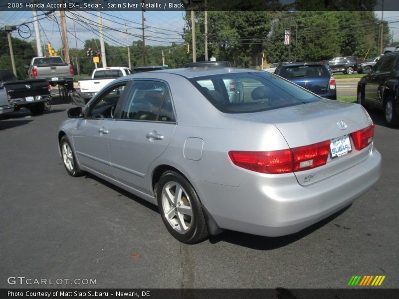 Satin Silver Metallic / Black 2005 Honda Accord EX-L Sedan