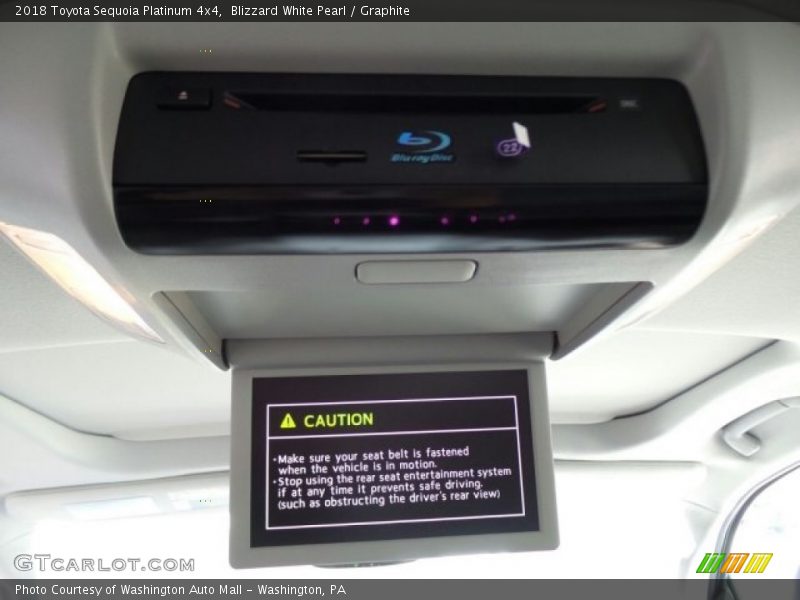 Entertainment System of 2018 Sequoia Platinum 4x4