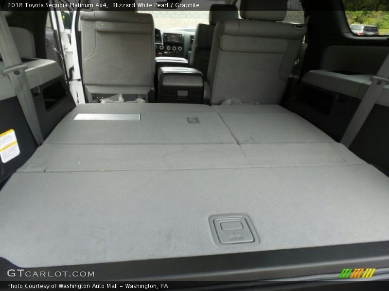 Blizzard White Pearl / Graphite 2018 Toyota Sequoia Platinum 4x4