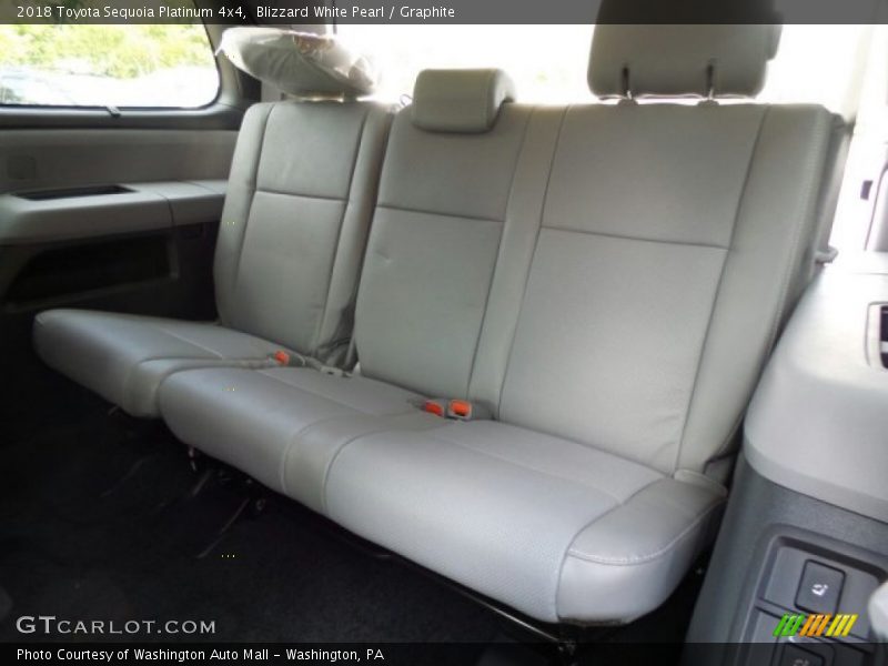 Rear Seat of 2018 Sequoia Platinum 4x4