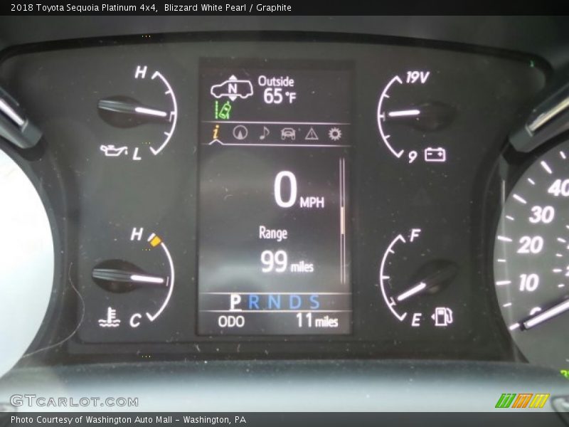  2018 Sequoia Platinum 4x4 Platinum 4x4 Gauges