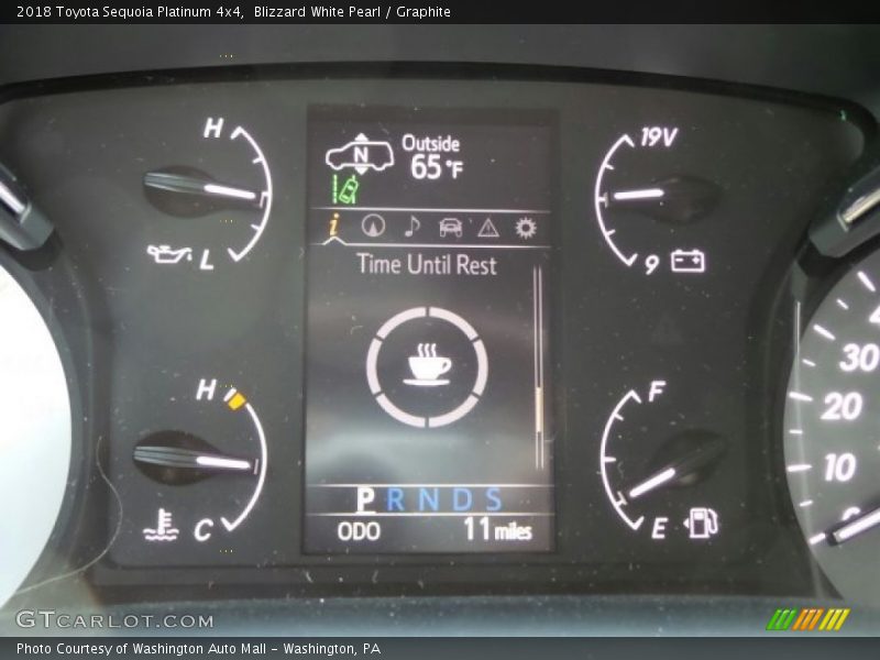  2018 Sequoia Platinum 4x4 Platinum 4x4 Gauges