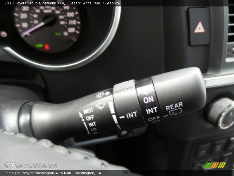 Controls of 2018 Sequoia Platinum 4x4