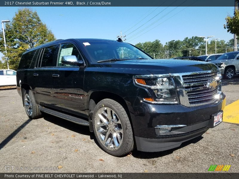Black / Cocoa/Dune 2017 Chevrolet Suburban Premier 4WD