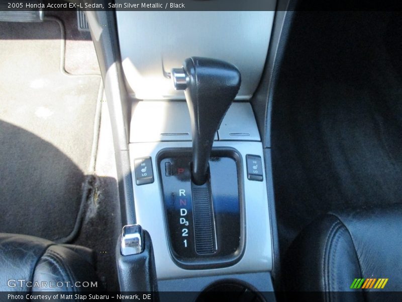 Satin Silver Metallic / Black 2005 Honda Accord EX-L Sedan
