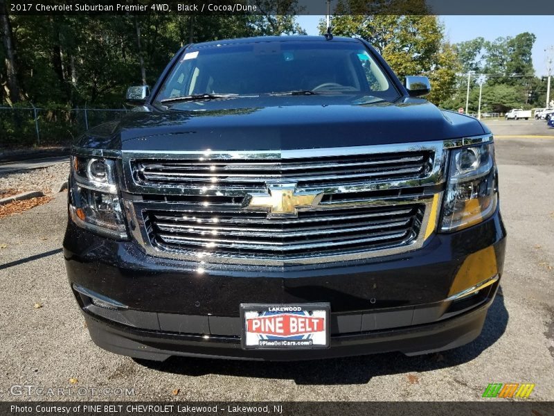 Black / Cocoa/Dune 2017 Chevrolet Suburban Premier 4WD