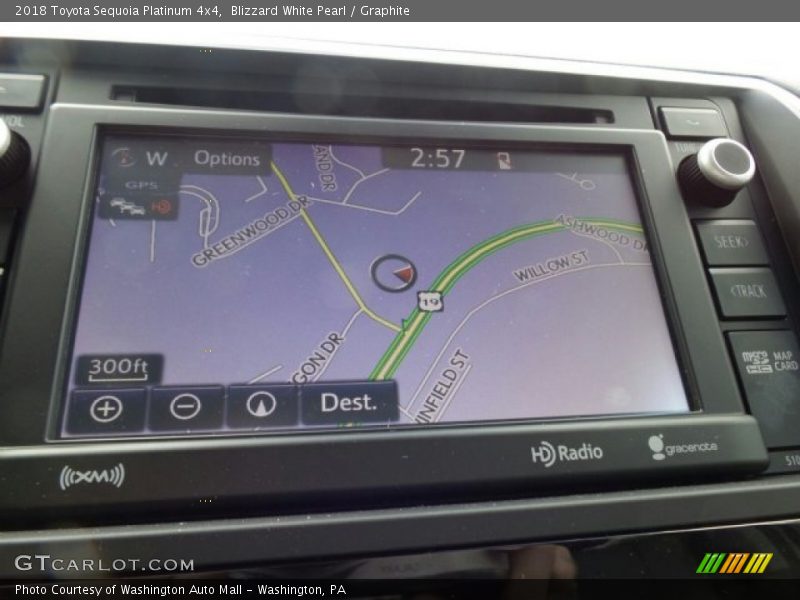 Navigation of 2018 Sequoia Platinum 4x4