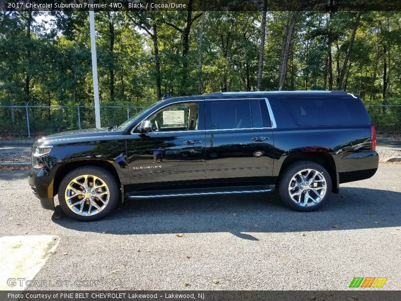 Black / Cocoa/Dune 2017 Chevrolet Suburban Premier 4WD