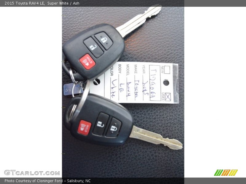 Super White / Ash 2015 Toyota RAV4 LE