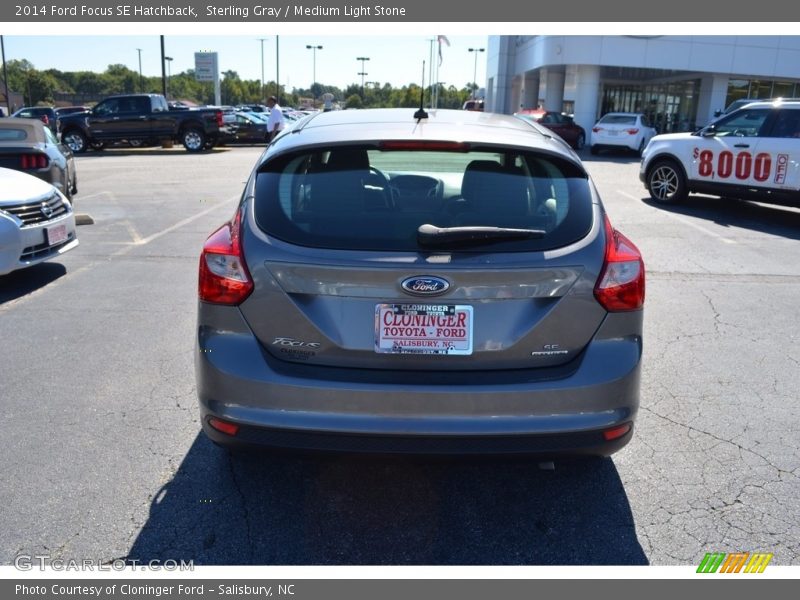 Sterling Gray / Medium Light Stone 2014 Ford Focus SE Hatchback