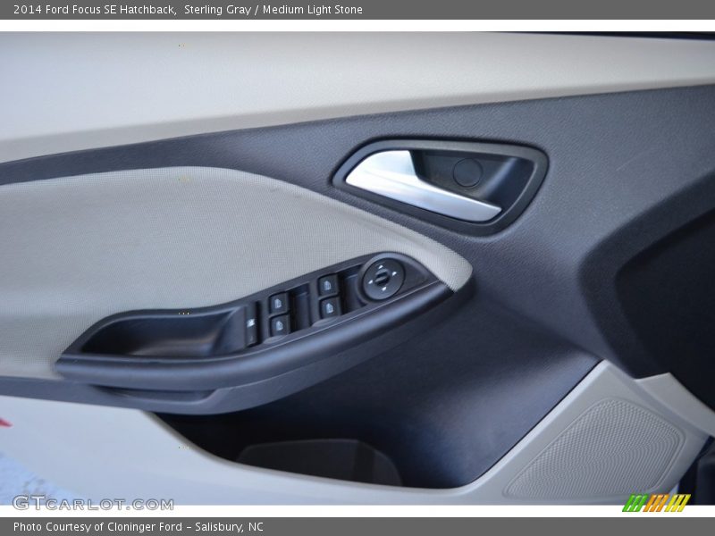 Sterling Gray / Medium Light Stone 2014 Ford Focus SE Hatchback
