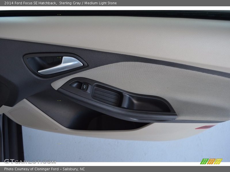 Sterling Gray / Medium Light Stone 2014 Ford Focus SE Hatchback