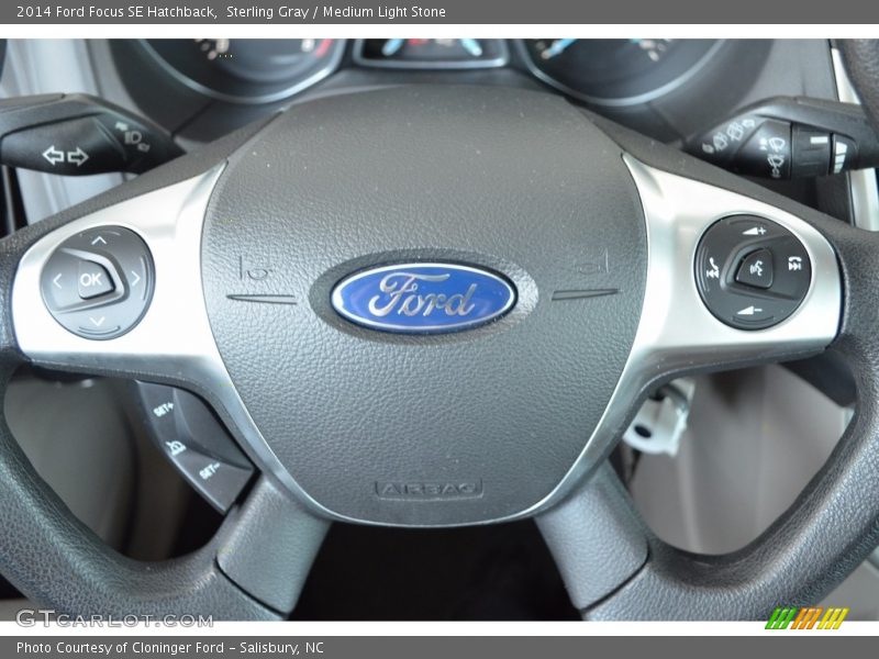 Sterling Gray / Medium Light Stone 2014 Ford Focus SE Hatchback