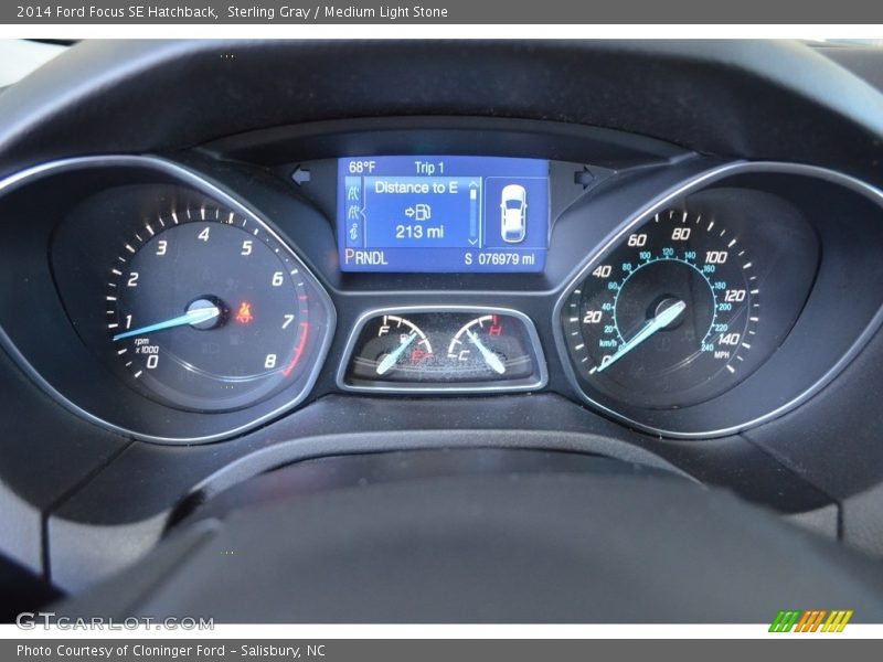 Sterling Gray / Medium Light Stone 2014 Ford Focus SE Hatchback