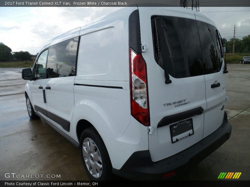 Frozen White / Charcoal Black 2017 Ford Transit Connect XLT Van