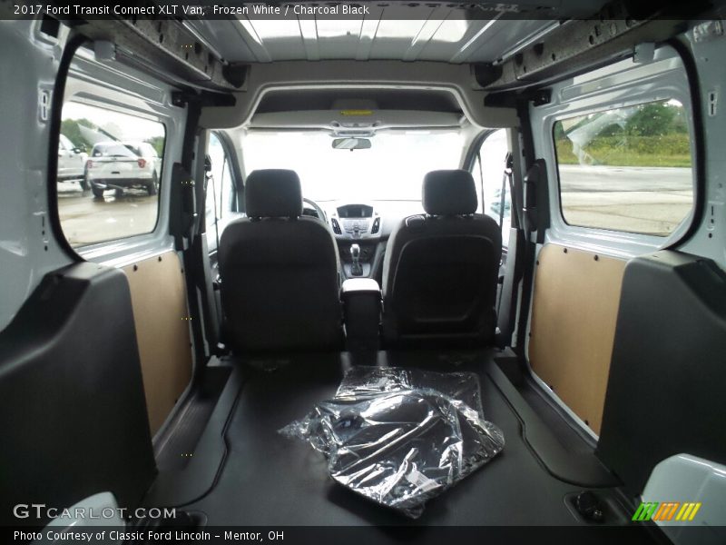 Frozen White / Charcoal Black 2017 Ford Transit Connect XLT Van
