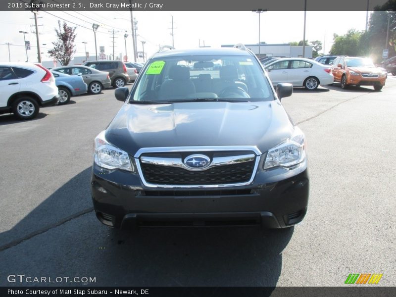 Dark Gray Metallic / Gray 2015 Subaru Forester 2.5i