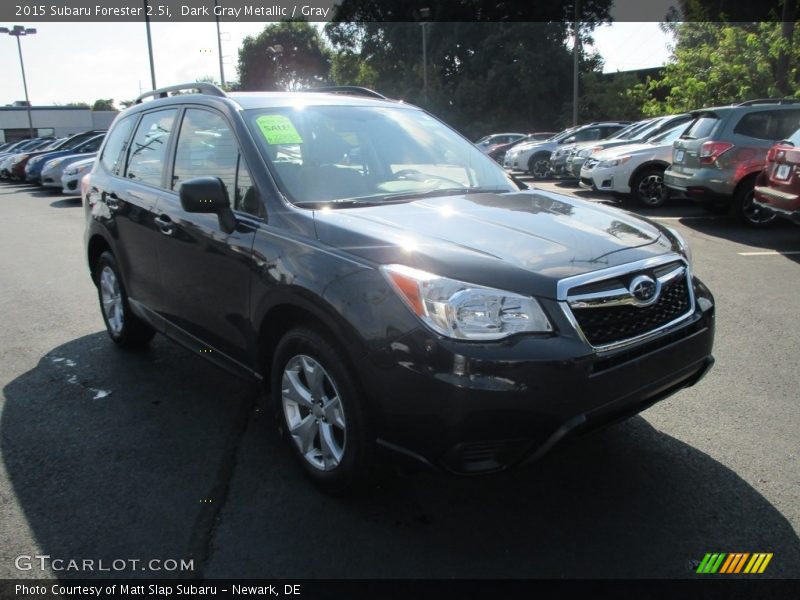 Dark Gray Metallic / Gray 2015 Subaru Forester 2.5i
