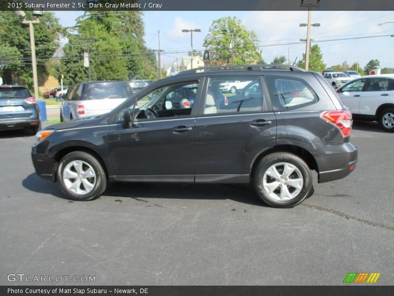 Dark Gray Metallic / Gray 2015 Subaru Forester 2.5i