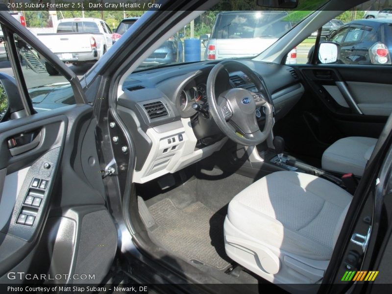 Dark Gray Metallic / Gray 2015 Subaru Forester 2.5i