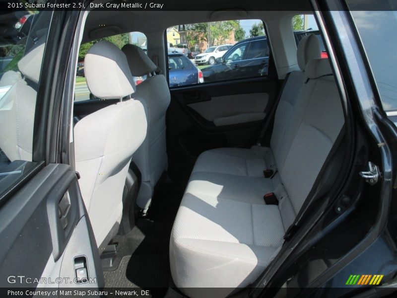 Dark Gray Metallic / Gray 2015 Subaru Forester 2.5i