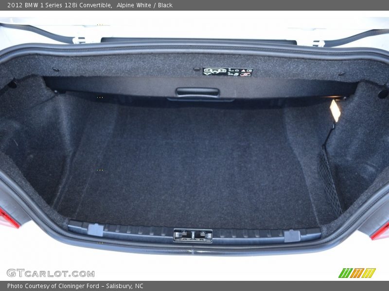 Alpine White / Black 2012 BMW 1 Series 128i Convertible