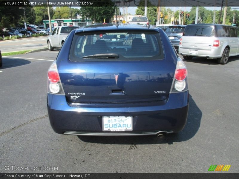 Navy Blue Metallic / Ebony 2009 Pontiac Vibe 2.4