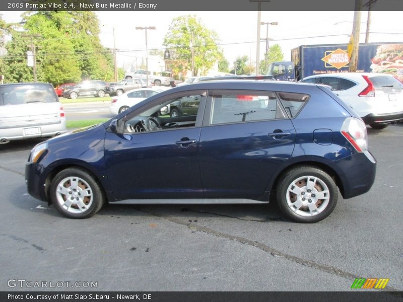 Navy Blue Metallic / Ebony 2009 Pontiac Vibe 2.4