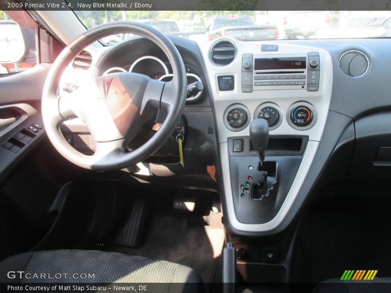 Navy Blue Metallic / Ebony 2009 Pontiac Vibe 2.4