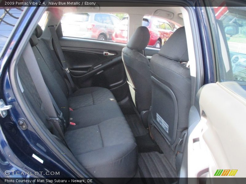 Navy Blue Metallic / Ebony 2009 Pontiac Vibe 2.4