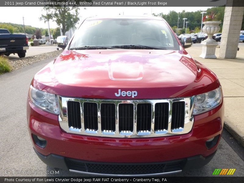 Inferno Red Crystal Pearl / Black/Light Frost Beige 2011 Jeep Grand Cherokee Limited 4x4