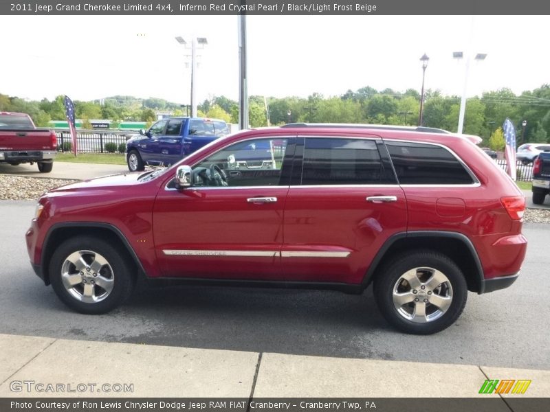 Inferno Red Crystal Pearl / Black/Light Frost Beige 2011 Jeep Grand Cherokee Limited 4x4