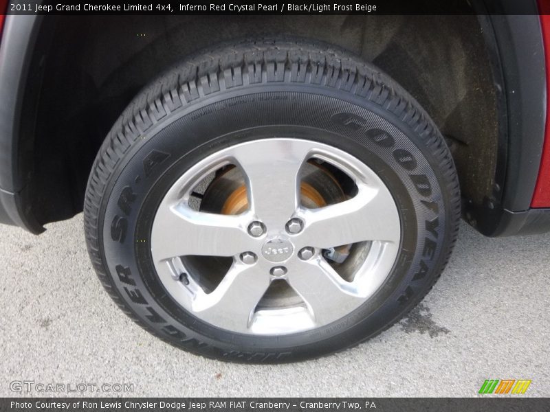 Inferno Red Crystal Pearl / Black/Light Frost Beige 2011 Jeep Grand Cherokee Limited 4x4