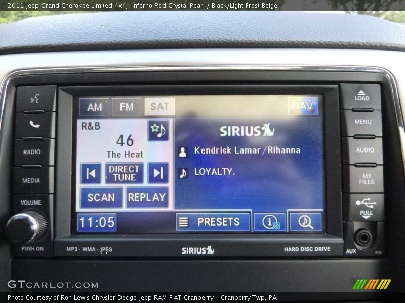 Inferno Red Crystal Pearl / Black/Light Frost Beige 2011 Jeep Grand Cherokee Limited 4x4