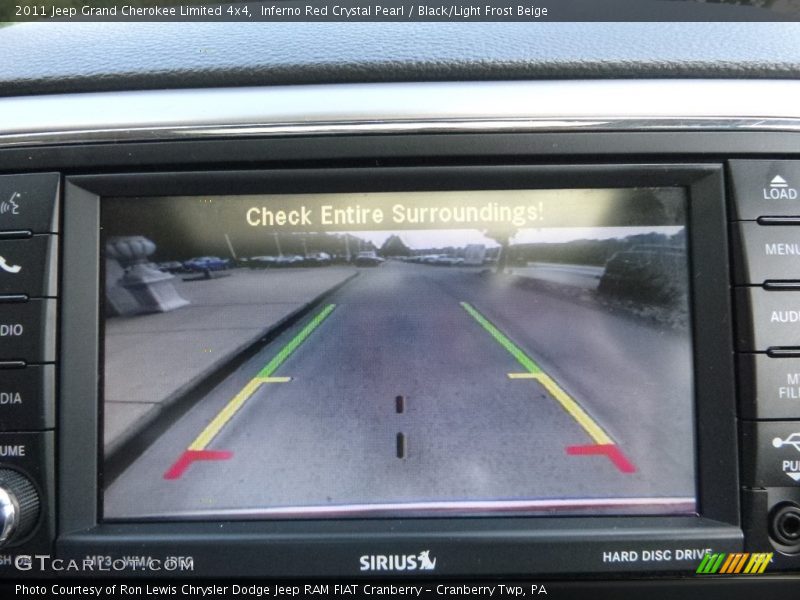 Inferno Red Crystal Pearl / Black/Light Frost Beige 2011 Jeep Grand Cherokee Limited 4x4
