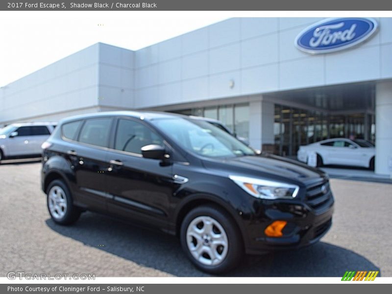 Shadow Black / Charcoal Black 2017 Ford Escape S
