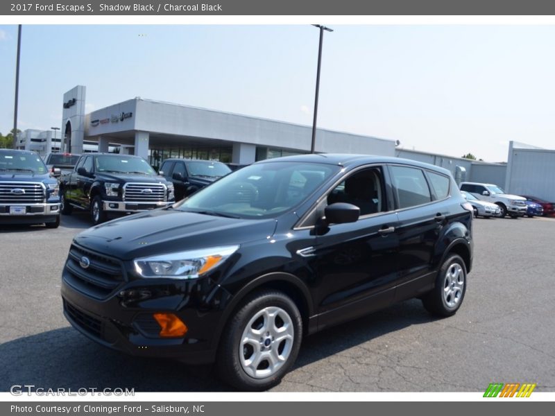Shadow Black / Charcoal Black 2017 Ford Escape S