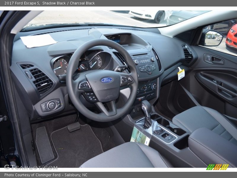 Shadow Black / Charcoal Black 2017 Ford Escape S