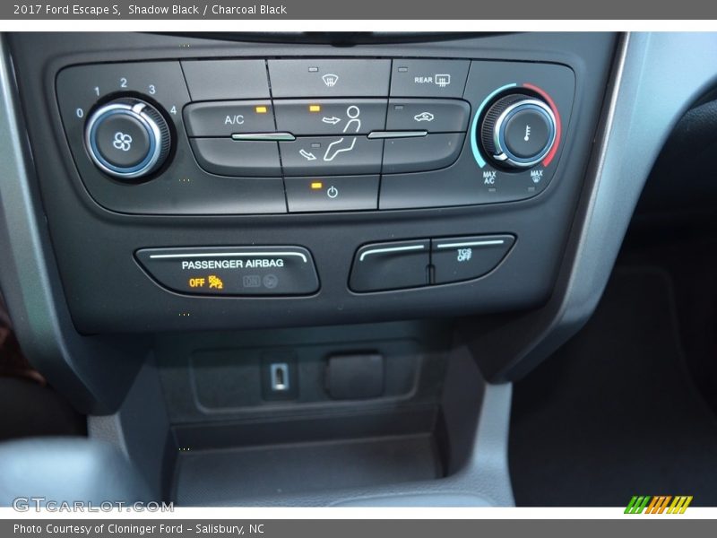 Shadow Black / Charcoal Black 2017 Ford Escape S
