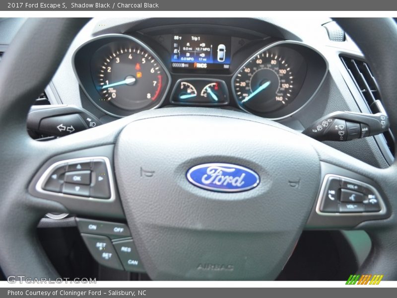 Shadow Black / Charcoal Black 2017 Ford Escape S