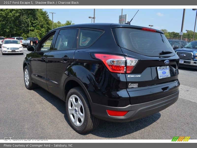 Shadow Black / Charcoal Black 2017 Ford Escape S