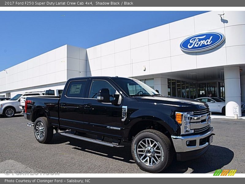 Shadow Black / Black 2017 Ford F250 Super Duty Lariat Crew Cab 4x4