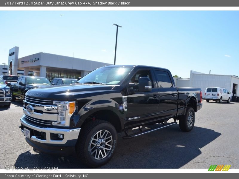 Shadow Black / Black 2017 Ford F250 Super Duty Lariat Crew Cab 4x4