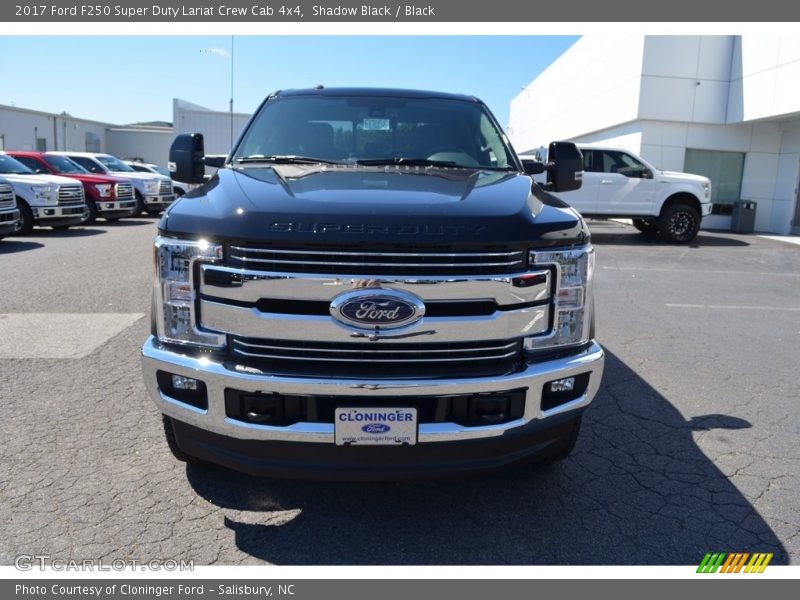 Shadow Black / Black 2017 Ford F250 Super Duty Lariat Crew Cab 4x4